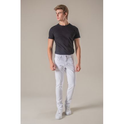Calça sarja super skinny masculina