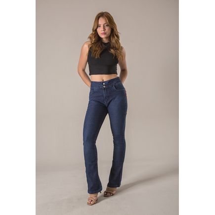 CALCA FEM LY JEANS AD C/ALTO FLARE