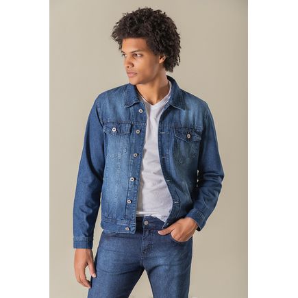 Jaqueta jeans masculina