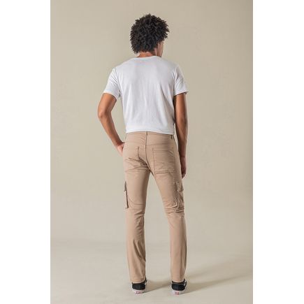 Calça cargo skinny masculina