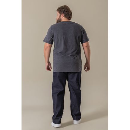 Calça jeans social masculina plus size