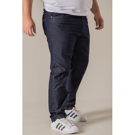 Calça jeans tradicional masculina plus size extra