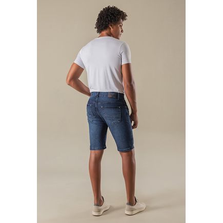 Bermuda jeans slim masculina
