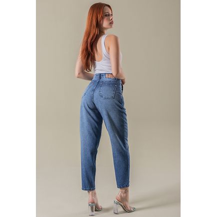Calça jeans baggy feminina