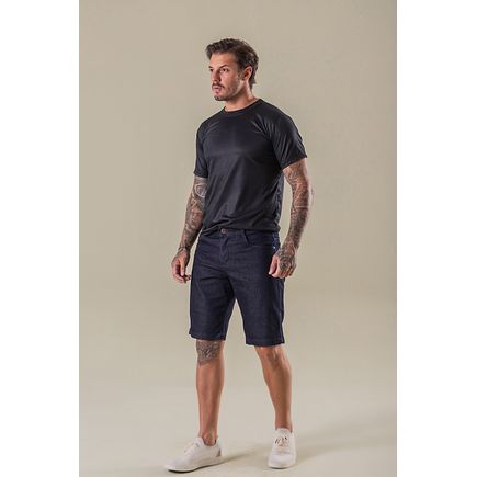Bermuda jeans tradicional masculina