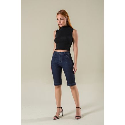 Bermuda Jeans Feminina