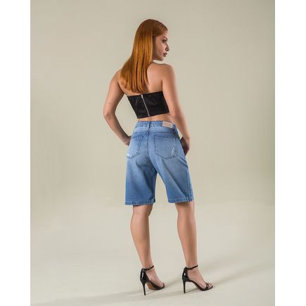 Bermuda Jeans Feminina