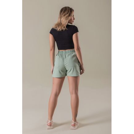 Short Linho Viscose Feminino