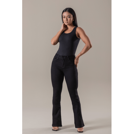 Calça Sarja Flare Feminina
