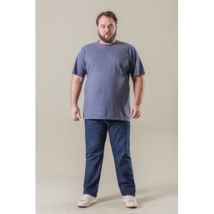 Calça Jeans Tradicional Masculina Plus Size