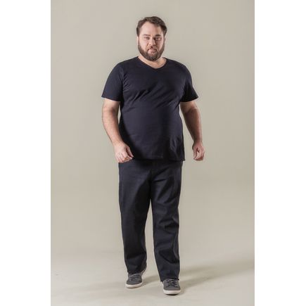 Calça Jeans Tradicional Masculina Plus Size
