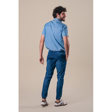 Calça Jeans Jogger Masculina