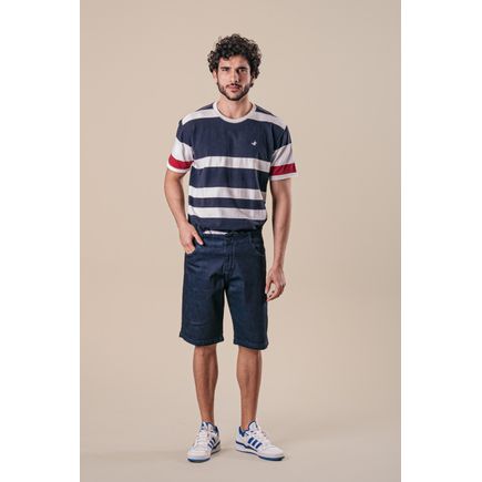 Bermuda Jeans Tradicional Masculina
