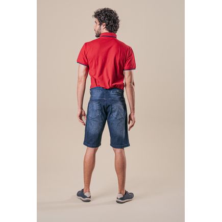 Bermuda Jeans Tradicional Masculina