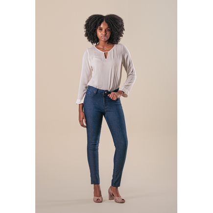 Calça Jeans Cigarrete