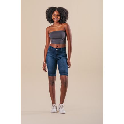 Bermuda Jeans Feminina