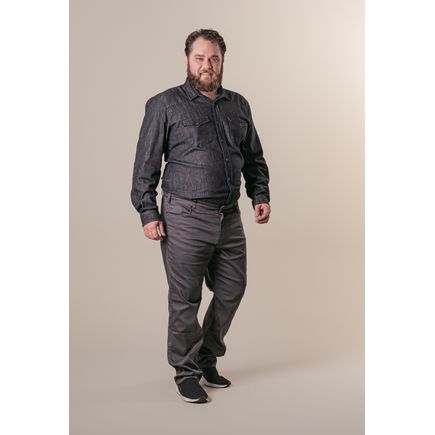 Calça Sarja Tradicional  Masculina Plus