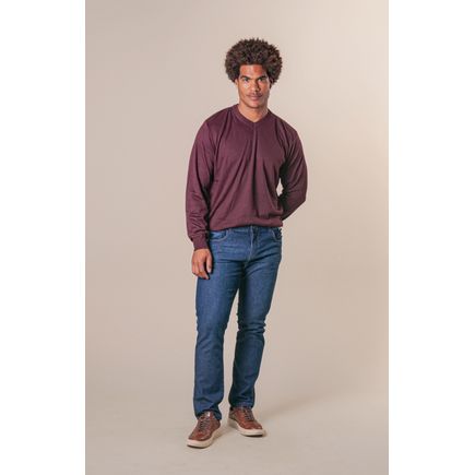 Calça Jeans Tradicional Skinny Masculina