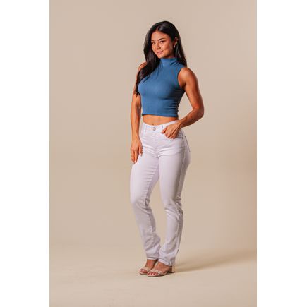 Calça Jeans Reta Feminina