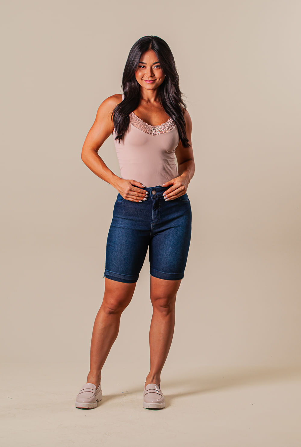 Shops bermuda jeans feminina bivik