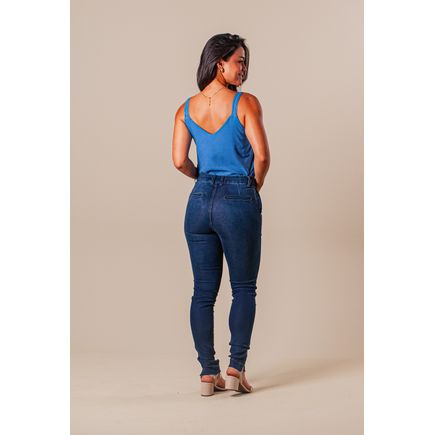 Calça Jeans Cigarrete Social Feminina