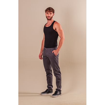Calça Sarja Social Super Skinny Masculina
