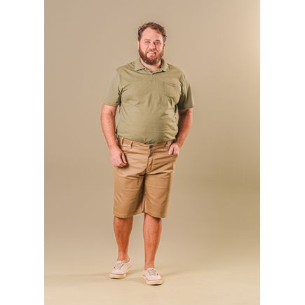 BermudaTradicional Sarja Masulina Plus Size