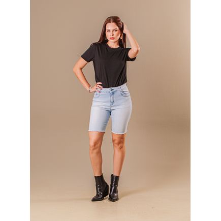 Bermuda Jeans Feminina