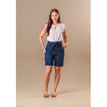 Bermuda Jeans Feminina