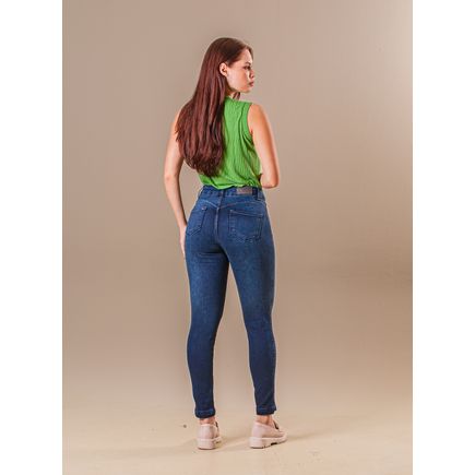 Calça Jeans Cropped Feminina