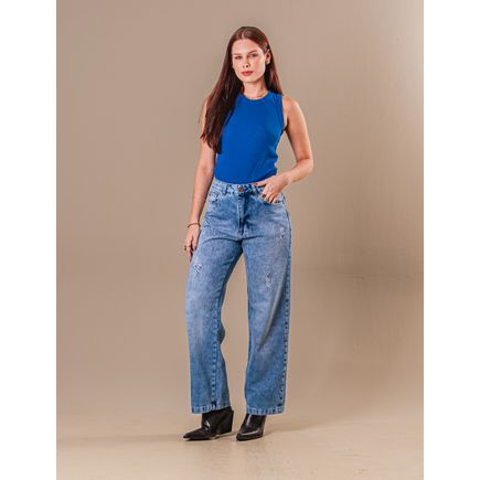 Calça Jeans Mom Feminina