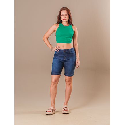 Bermuda Jeans Feminina
