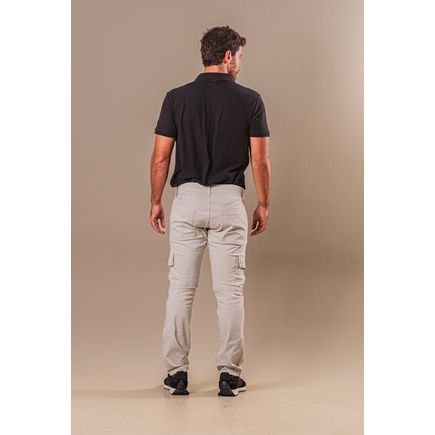 Calça Sarja Skinny Cargo Masculina