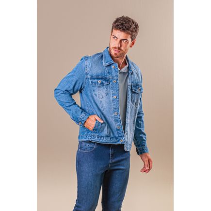 Jaqueta Jeans Masculina