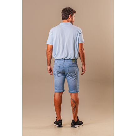Bermuda Jeans Tradicional Masculina