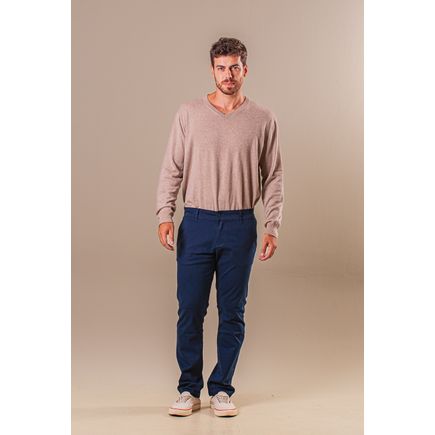 Calça Sarja Social Skinny Masculina