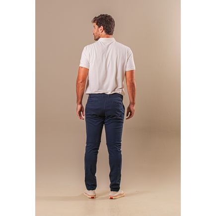 Calça Social Sarja Super Skinny Masculina