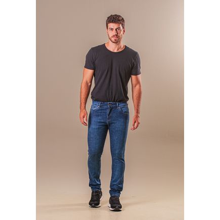 Calça Jeans Super Skinny Masculina