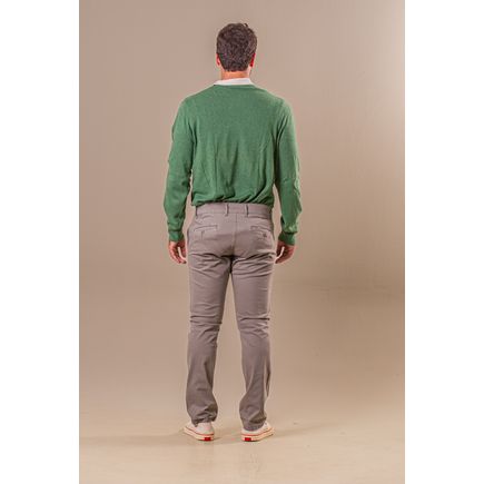 Calça Social Sarja Skinny Masculina