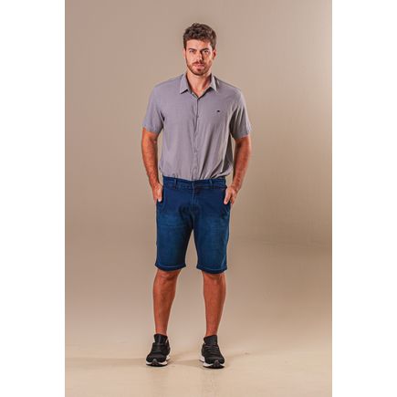 Bermuda Jeans Social Masculina