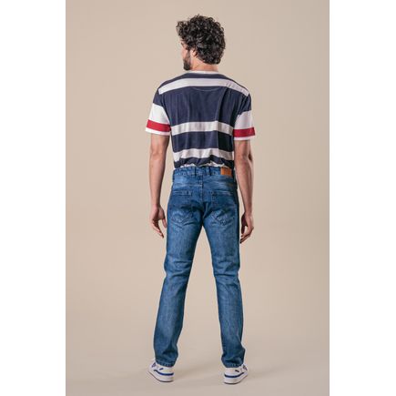 Calça Jeans Tradicional Skinny Masculina