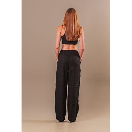 Calça Pantalona de Viscose Feminina