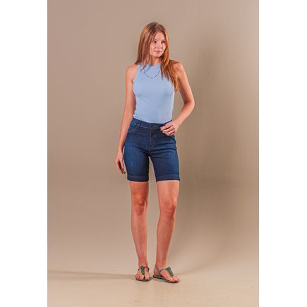 Bermuda Jeans Feminina