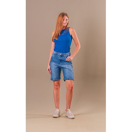 Bermuda Jeans Jorts Feminina