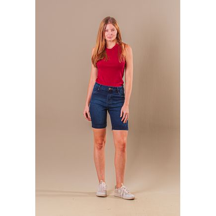 Bermuda Jeans Feminina