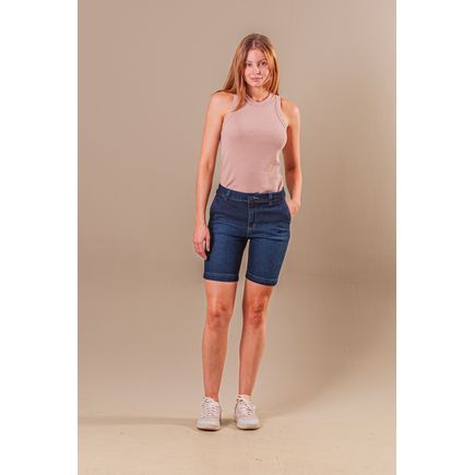 Bermuda Jeans Social Feminina