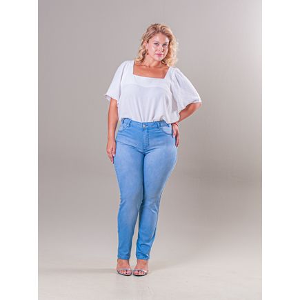 Calça Jeans Ciagrrete Feminina Plus Size