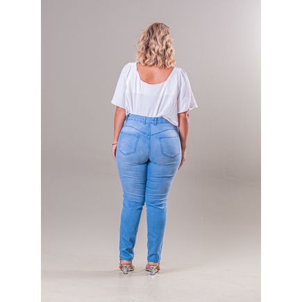 Calça Jeans Ciagrrete Feminina Plus Size