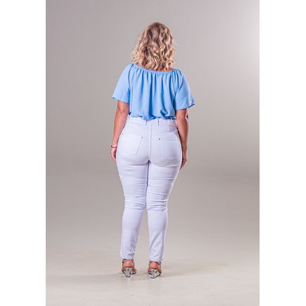 Calça Sarja Cigarrete Feminina Plus Size