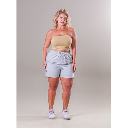 Short Sarja Feminino Plus Size